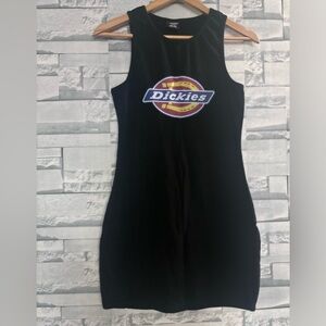 Dickies Black Logo Mini Dress